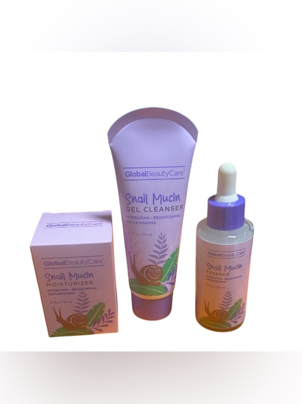 Snail Mucin Cleanser Set.